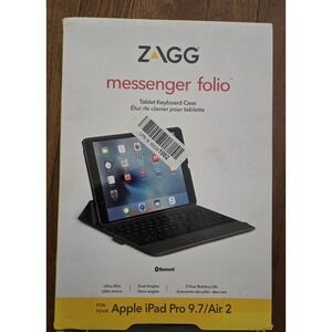 ZAGG ID8BSF-BBS Keyboard Folio Case for Apple iPad Air 2 - Black